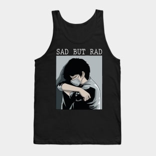 Sad But Rad Antisocial Japanese Aesthetic Dark Depression Tank Top